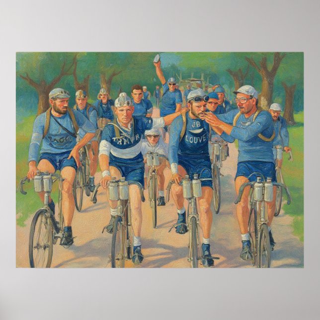 PÓSTER UN RETRATO INTIMADO DEL TOUR DE FRANCIA DE LOS AÑO (Frente)