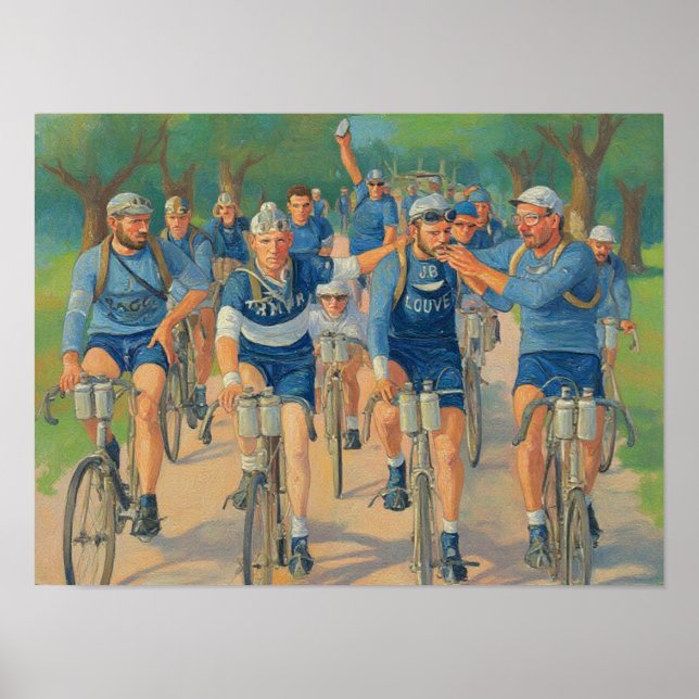 PÓSTER UN RETRATO INTIMADO DEL TOUR DE FRANCIA DE LOS AÑO (Frente)