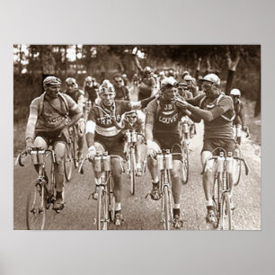 PÓSTER UN RETRATO ÍNTIMO DEL TOUR DE FRANCIA DE LOS AÑOS