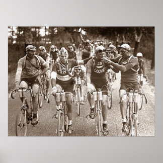 PÓSTER UN RETRATO ÍNTIMO DEL TOUR DE FRANCIA DE LOS AÑOS