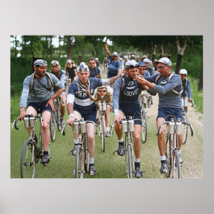 Póster UN RETRATO ÍNTIMO TOUR DE FRANCIA Años 1920 Redux