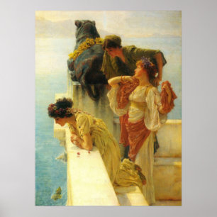 Póster Un Rincón de Ventaja por Sir Lawrence Alma-Tadema
