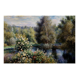 Póster Un rincón del jardín de Montgeron (3)
