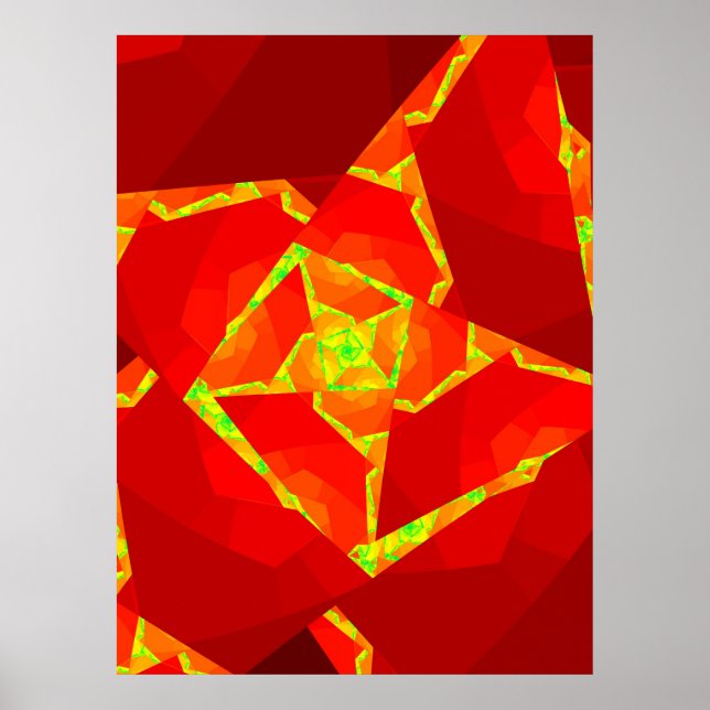 Póster Un Rosa abierto (Frente)