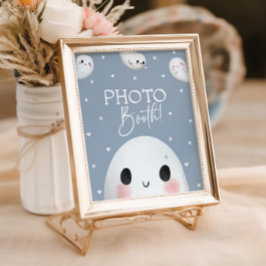 Póster Un Rótulo de la cabina fotográfica de Halloween ti