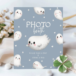 Póster Un Rótulo de la cabina fotográfica de Halloween ti