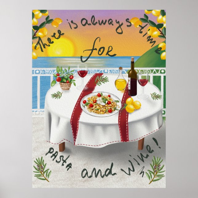 Póster Un sabor a Italia (Frente)