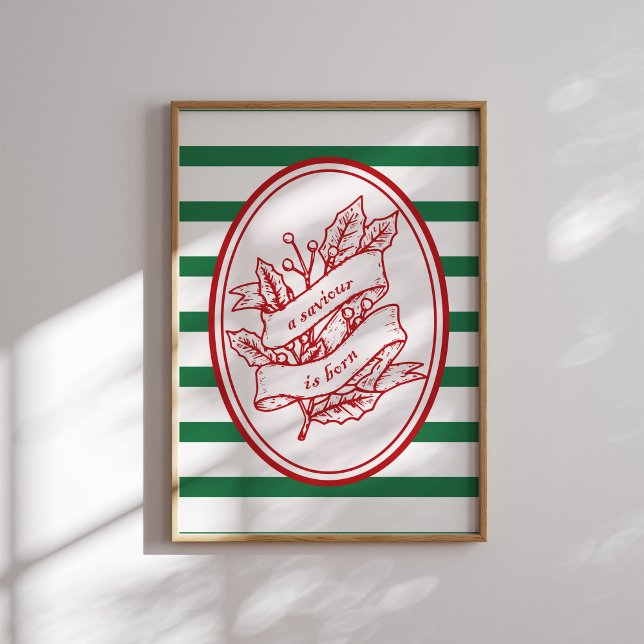 Póster Un Salvador Nace Navidades de pancartas de Red Hol (Subido por el creador)