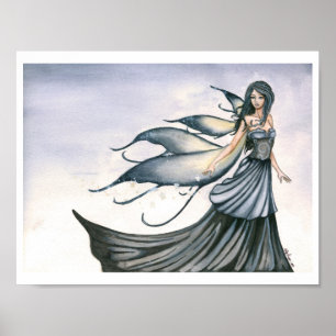 Póster Un sendero de estrellas a través del crepúsculo