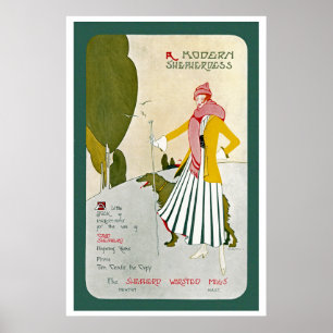 Póster Un Shepherdess moderno
