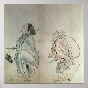 Póster Un siervo sigue a Samurai