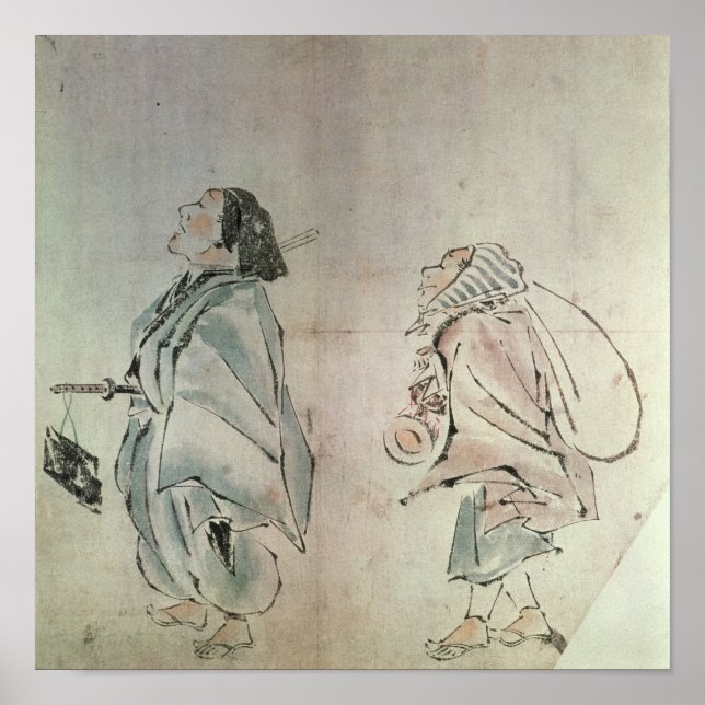 Póster Un siervo sigue a Samurai (Frente)