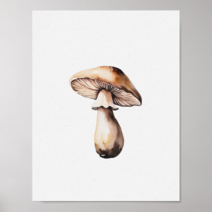 Póster Un simple Poster de hongos