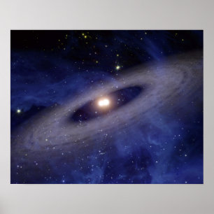 Póster Un sistema solar distante