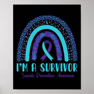 Póster Un sobreviviente de la prevención del suicidio Sen