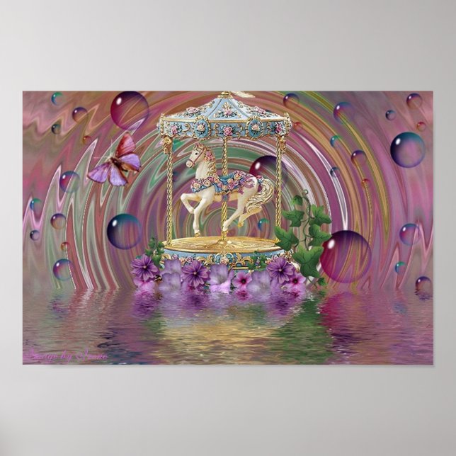 Póster Un sueño de carrusel (Frente)