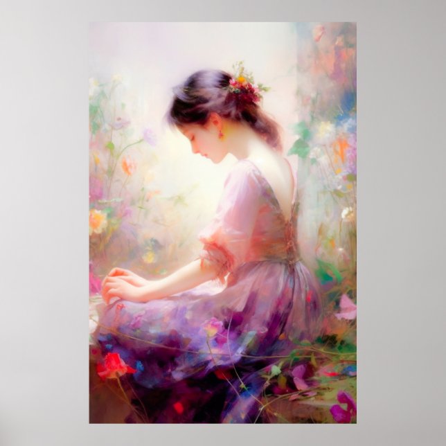 Póster Un sueño de Dios de flores (Frente)