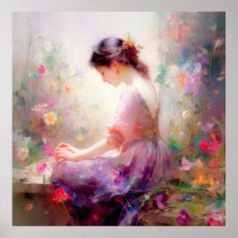 Póster Un sueño de Dios de flores