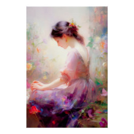 Póster Un sueño de flores