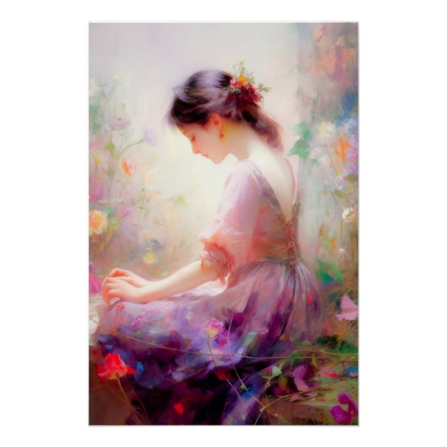 Póster Un sueño de flores  (Anverso)