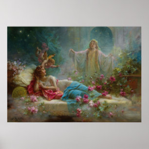 Póster Un sueño de Hans Zatzka - poster