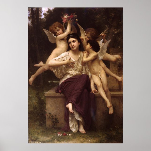 Póster Un sueño de primavera (Rêve de printemps) (1901) (Frente)