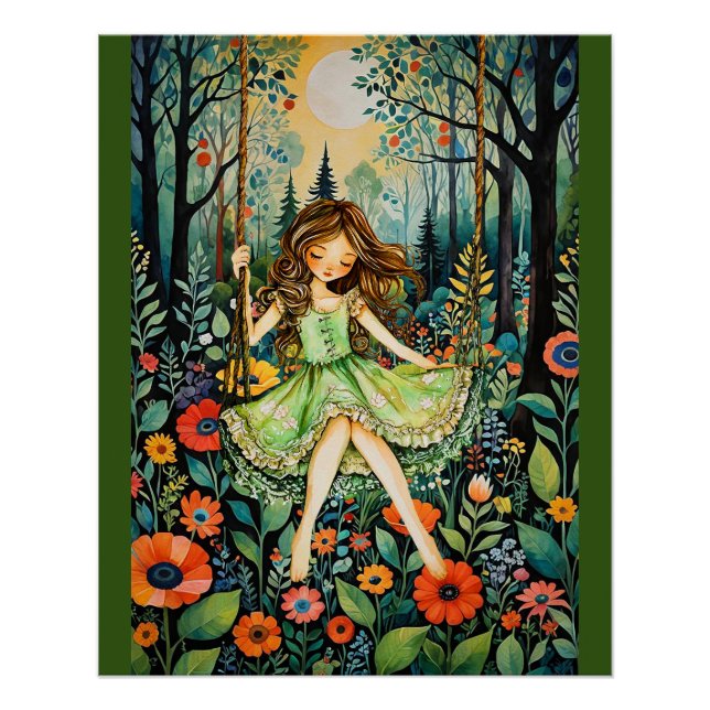 Póster Un Swing En La Naturaleza Persigue A Los Blues (Anverso)