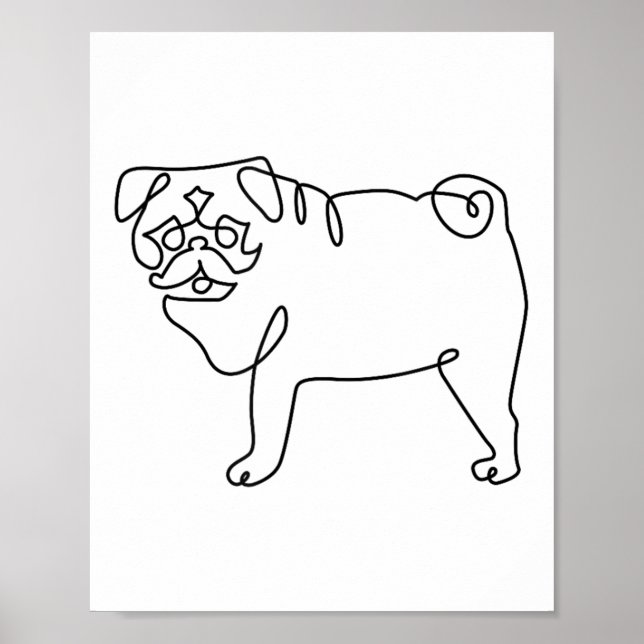 Póster Un tatuaje de punción de línea _1 (Frente)