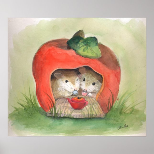 Póster Un té delicioso para dos (Frente)