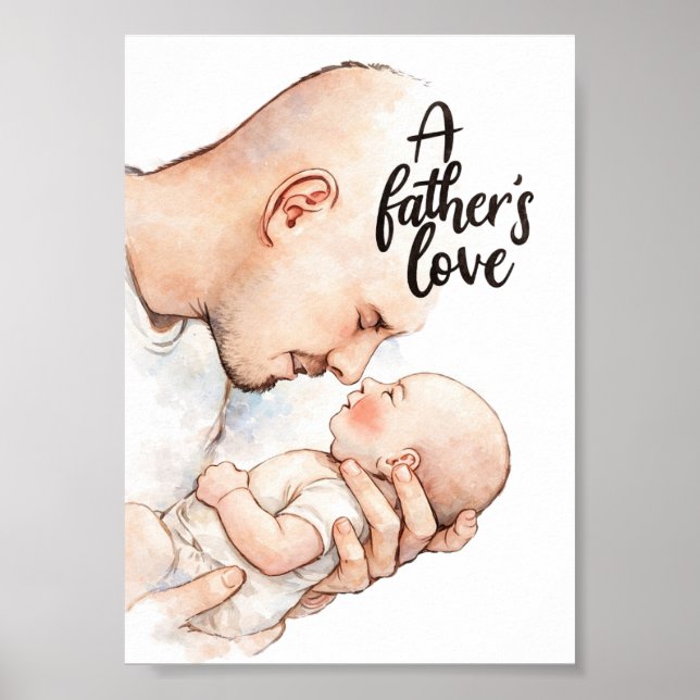 Póster Un tierno momento de un padre (Frente)