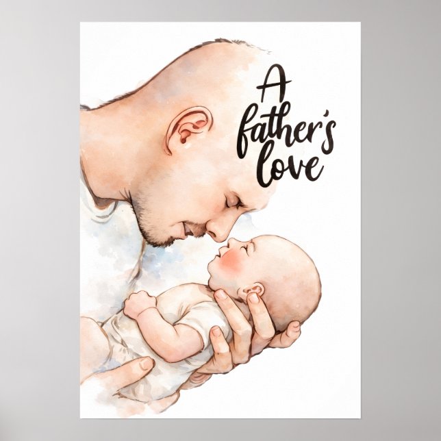 Póster Un tierno momento de un padre (Frente)
