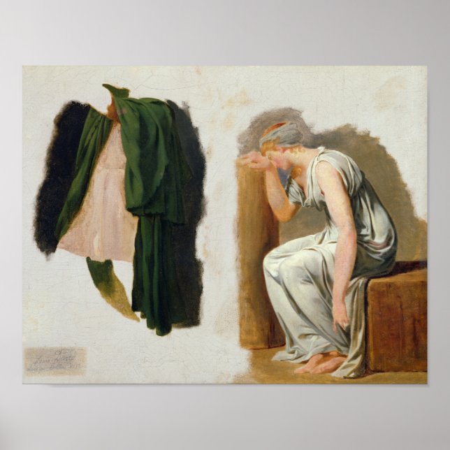 Póster Un toga verde y Camille (Frente)