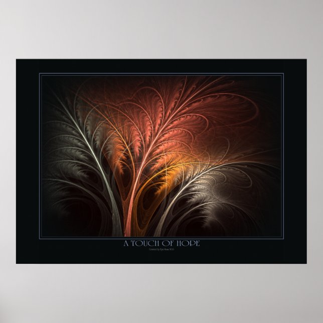 Póster Un toque de esperanza (Frente)