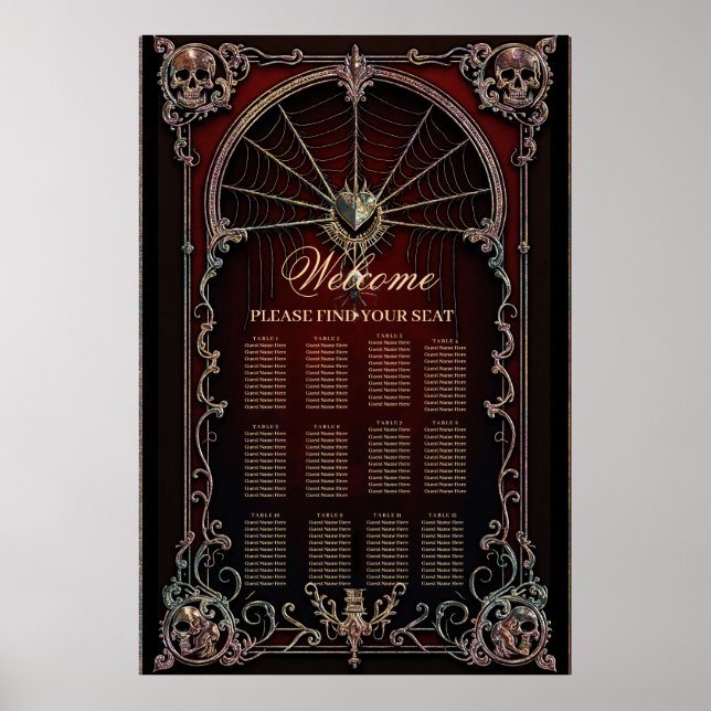 Póster Un toque de magia gótica, (Frente)