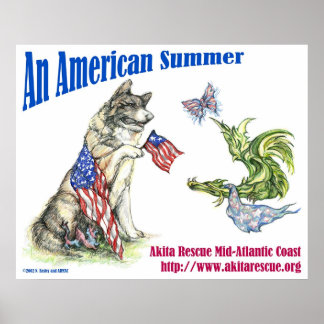 Póster Un verano americano (paisaje)