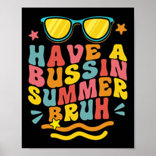 Póster Un Verano Genial Hermano Profesor Estamos Fuera Úl