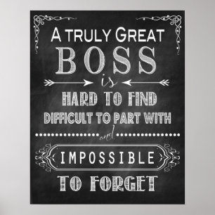 Póster Un verdadero gran Poster de jefe