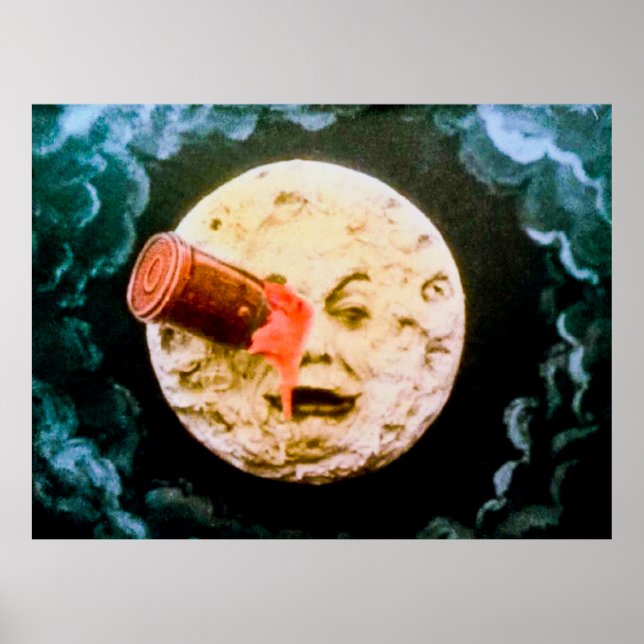 Póster Un viaje a la cosecha de la luna (Frente)