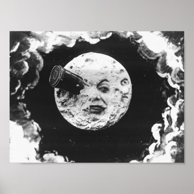 Póster Un viaje a la luna (Frente)
