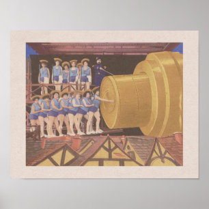Póster Un viaje a la Luna IV - El debut de los Marines de