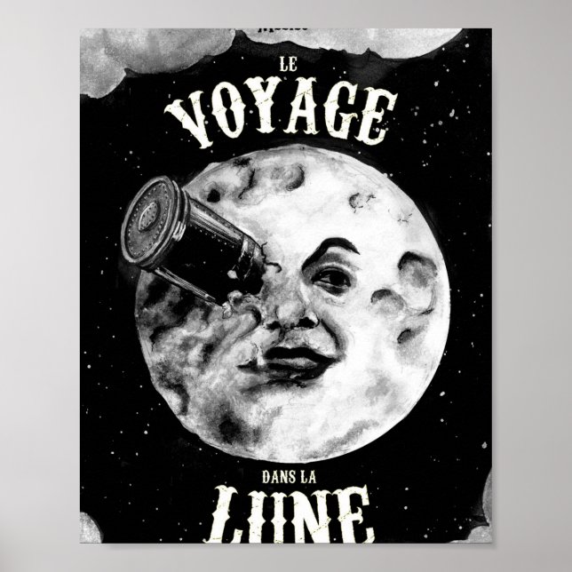 Póster Un viaje a la luna (Le Voyage Dans La Lune) (Frente)