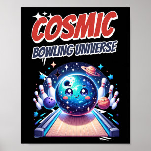 Póster Un viaje de bolos cósmico