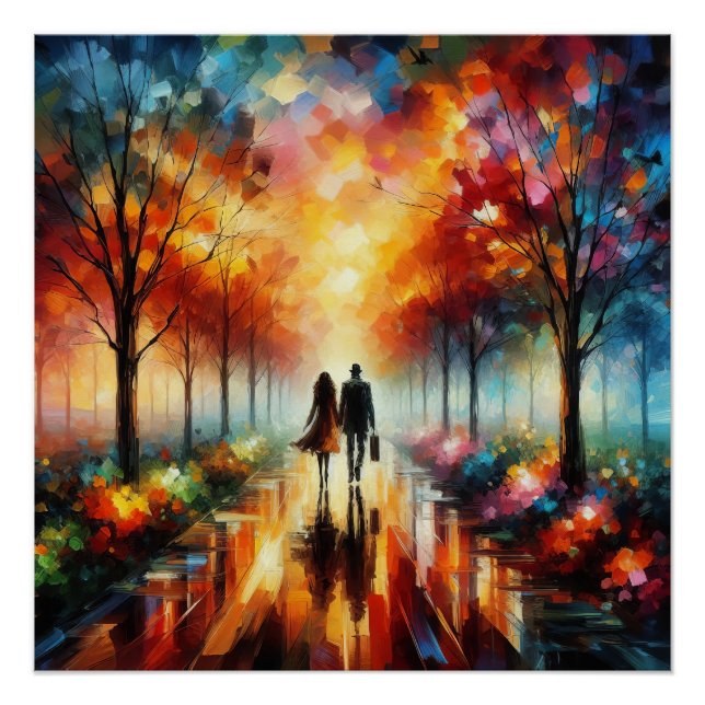 Póster Un viaje vibrante juntos (Anverso)