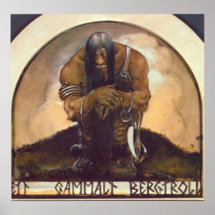 Póster Un viejo duende de la montaña