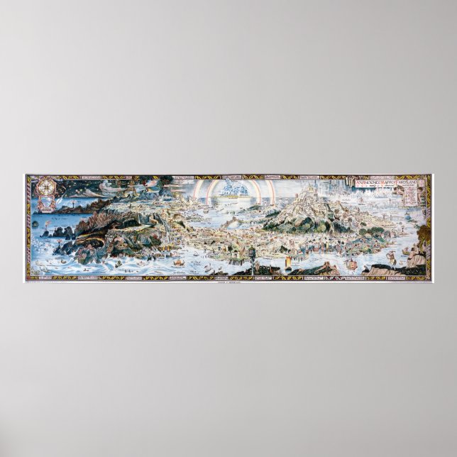 Póster Un viejo pantano de las islas de Fairyland (Frente)