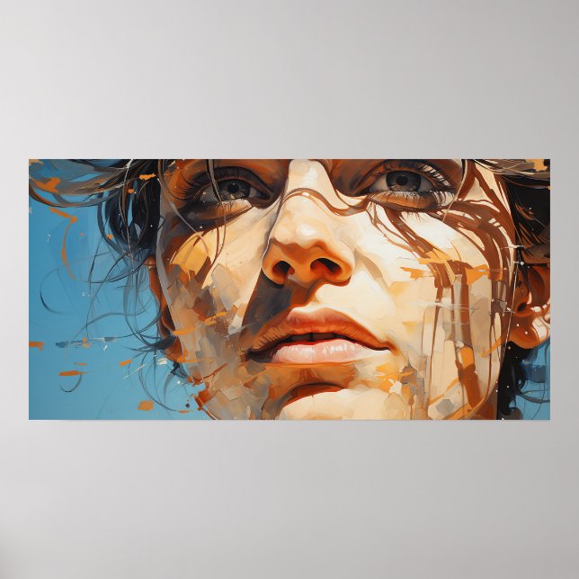 Póster Un vistazo a la pintura del futuro (Frente)