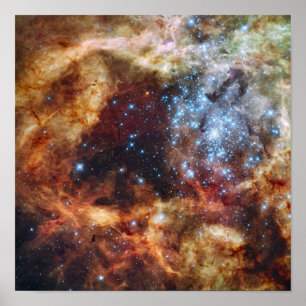 Póster Un vivero estelar conocido como R136