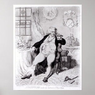 Póster Un Voluptuary bajo horrores de la digestión