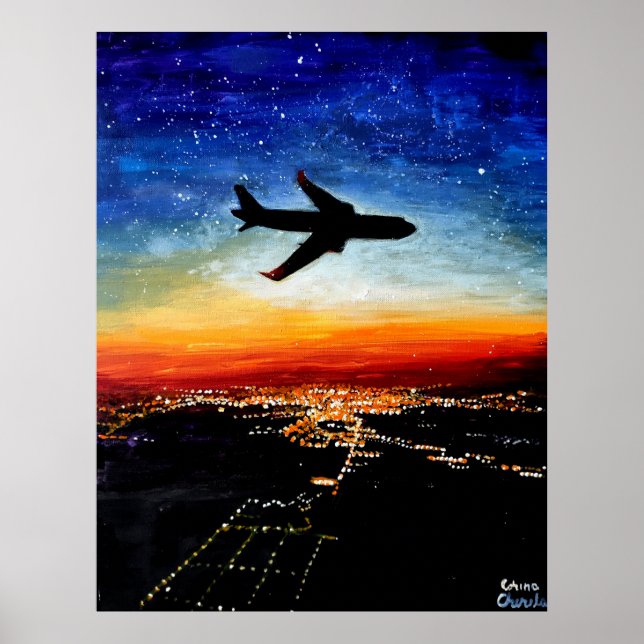 Póster Un vuelo a Timisoara (Frente)