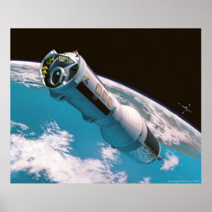 Póster Un vuelo rutinario a la luna